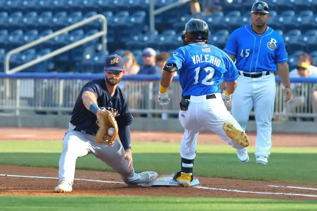 Biloxi Shuckers' Felix Valerio in action