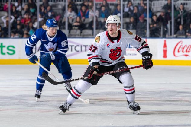 Rockford IceHogs defenseman Andrew Perrott