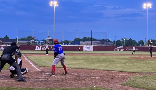 Green Bay Rockers' JoJo Jackson at bat