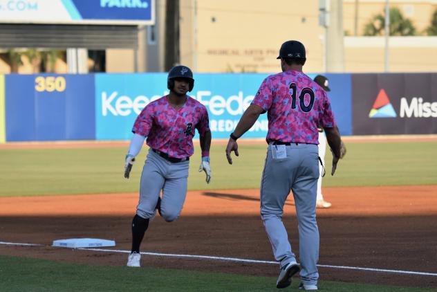 Pensacola Blue Wahoos' Dane Myers on game day