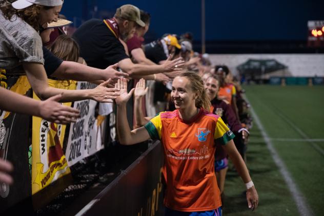 Detroit City FC celebrates win