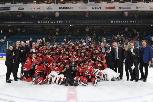 Québec Remparts celebrate win