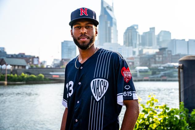 Nashville Sounds 615 Night jersey