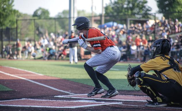 Mankato MoonDogs prepare to lay down a bunt