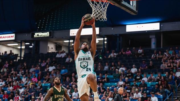 Winnipeg Sea Bears' E.J. Anosike in action