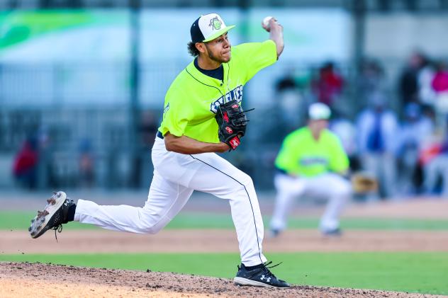 Columbia Fireflies' Oscar Rayo in action