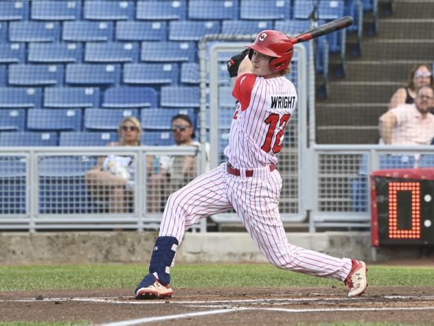 Ottawa Titans' Taylor Wright at bat