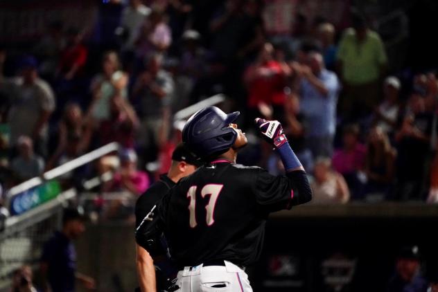 Pensacola Blue Wahoo' Dalvy Rosario on game night