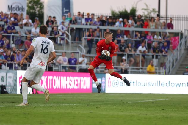 Memphis 901 FC goalkeeper Drew Romig