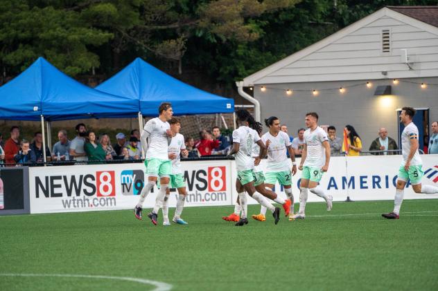 Detroit City FC in action against Hartford Athletic