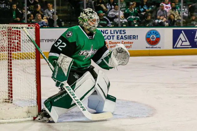 Texas Stars goaltender Matt Murray