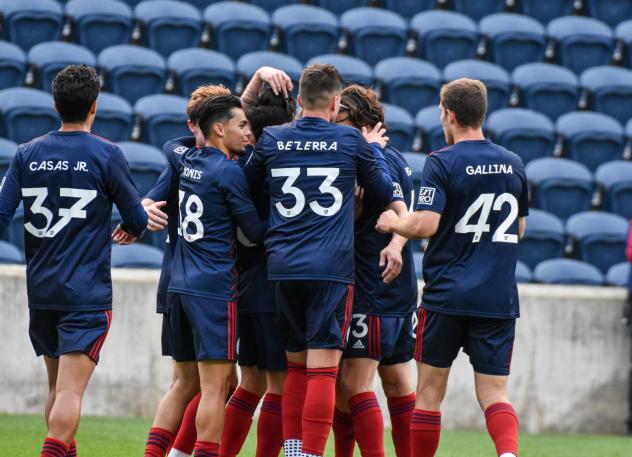 Chicago Fire FC II celebrates win