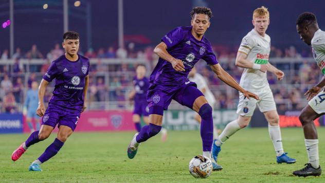 Louisville City FC with possession