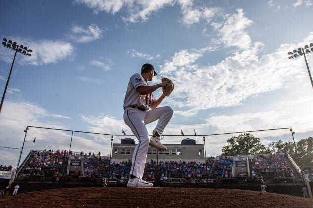 St. Cloud Rox' Hunter Day on the mound