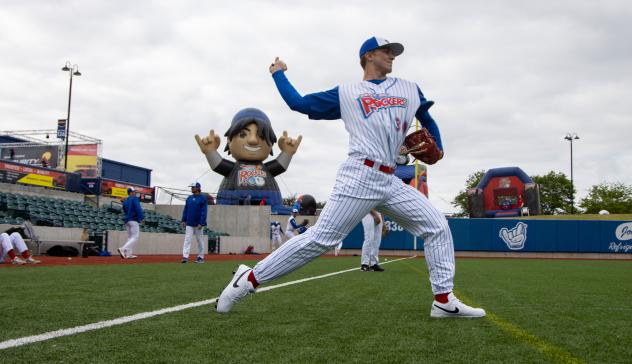 Green Bay Rockers pitcher Christian Foutch