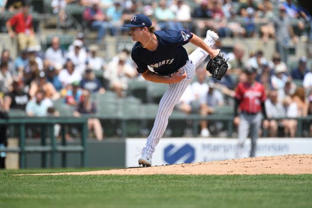 Somerset Patriots pitcher Chase Hampton