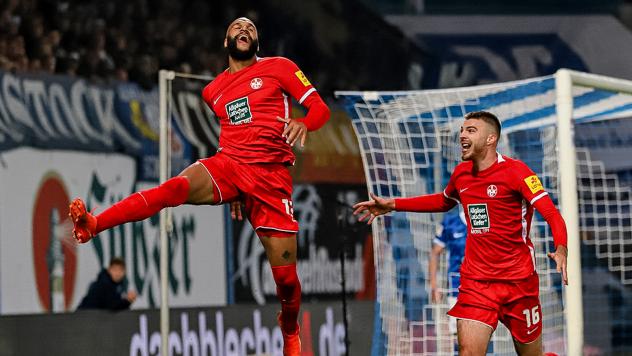 FC Kaiserslautern celebrates following a goal
