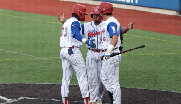 Green Bay Rockers greeting at the plate