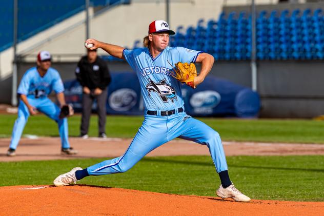 Victoria HarbourCats' Jack Seward in action