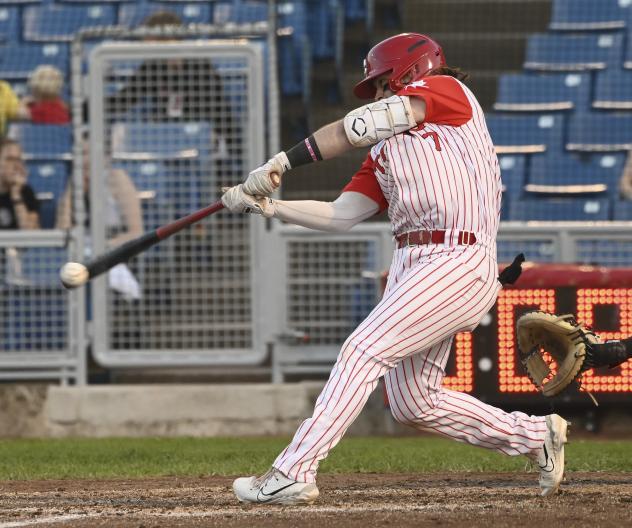 Ottawa Titans' AJ Wright at bat