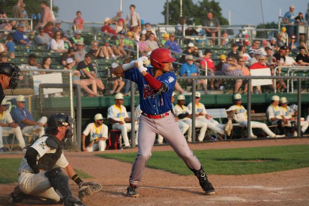 Green Bay Rockers' Jayson Jones at bat