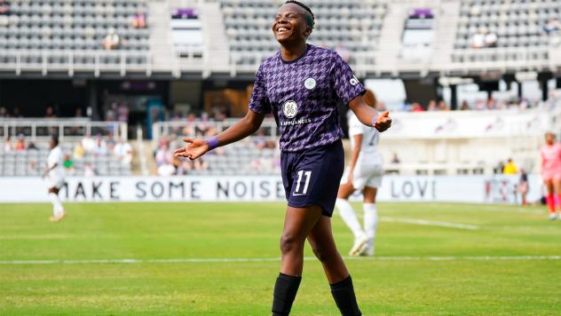 Racing Louisville FC forward Thembi Kgatlana