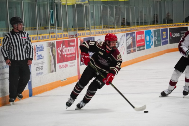 Chase Del Colombo at Peterborough Petes 2023 Development Camp