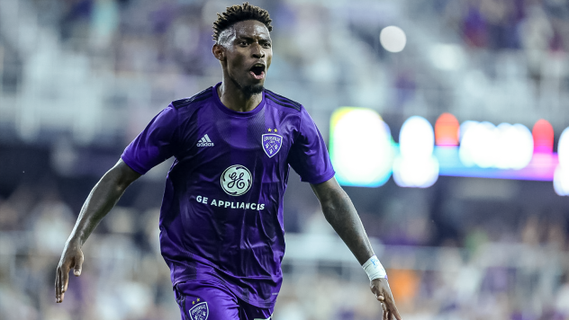 Louisville City FC's Enoch Mushagalusa on game day