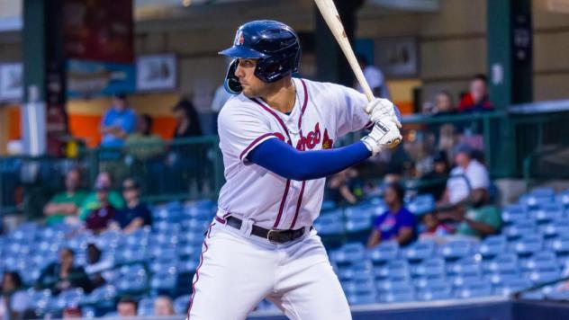 Mississippi Braves infielder Drew Lugbauer