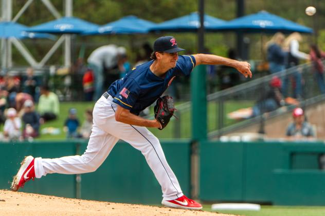 Tacoma Rainiers' Kyle Hart on the mound