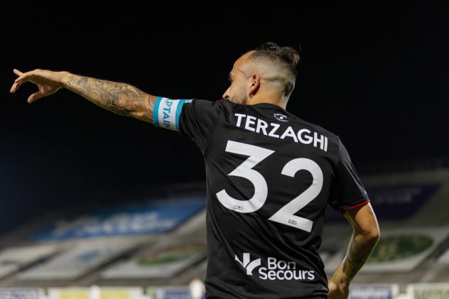 Richmond Kickers' Emiliano Terzaghi on game night