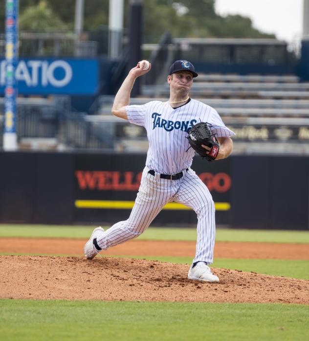 Tampa Tarpons pitcher Justin Lange