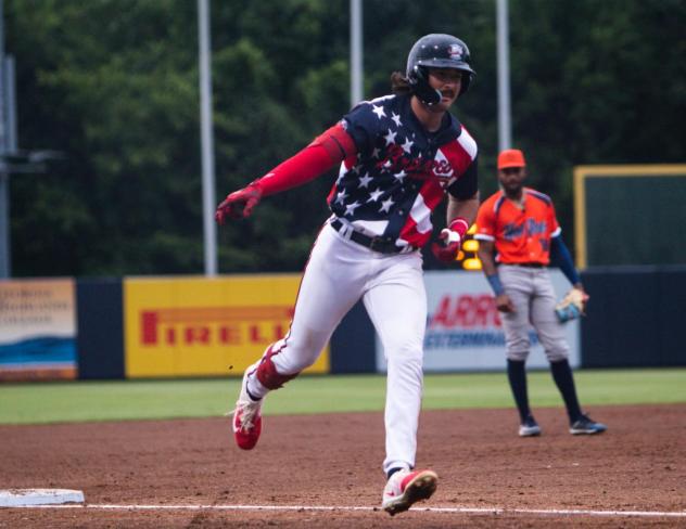 Rome Braves' Bryson Horne in action