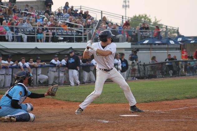 Fond du Lac Dock Spiders at bat