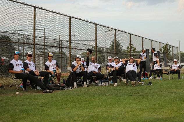 Wisconsin Rapids Rafters bullpen enjoys the game