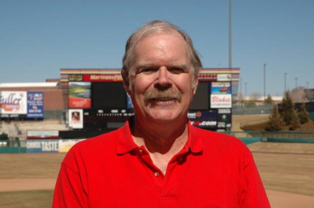 Albuquerque Isotopes official scorer Gary Herron