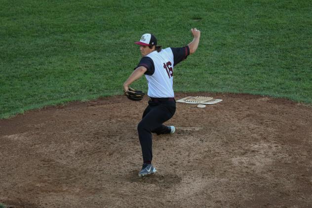 Wisconsin Rapids Rafters' Malakai Vetock on the mound