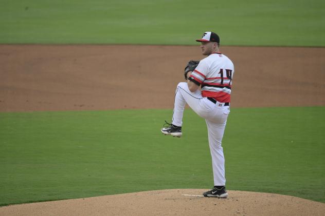 Fayetteville Woodpeckers' Tyler Guilfoil on the mound