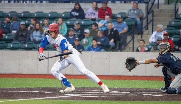 Green Bay Rockers bunt attempt