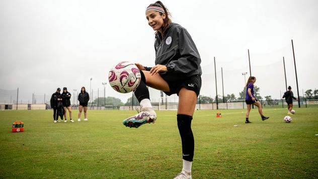 Racing Louisville forward Nadia Nadim