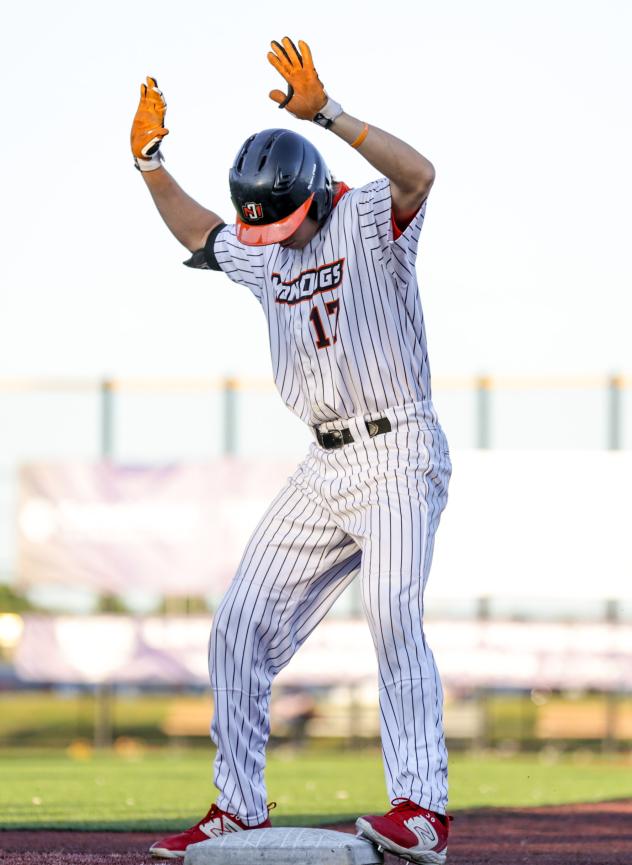 Mankato MoonDogs' Dustin Crenshaw on game night