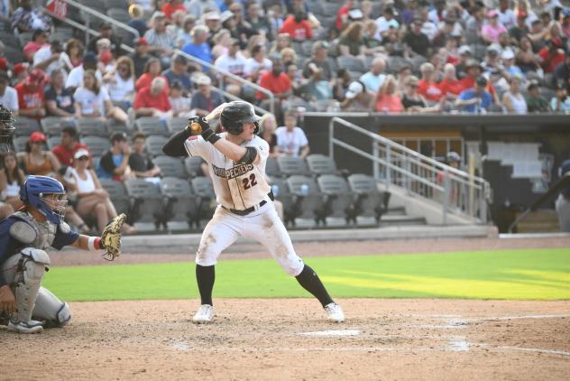 Fayetteville Woodpeckers' Jackson Loftin at bat