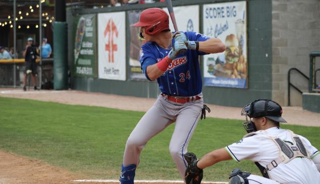 Green Bay Rockers' George Wolkow at bat