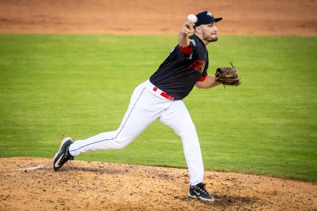 Columbia Fireflies' Ben Sears on the mound