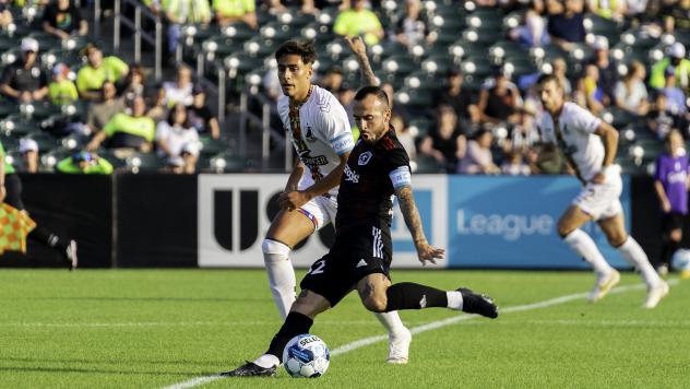 Richmond Kickers and Union Omaha in action