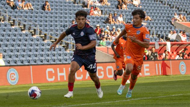 Chicago Fire FC II's Noeh Hernández in action