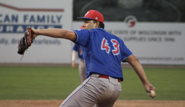 Green Bay Rockers pitcher Micah Berens