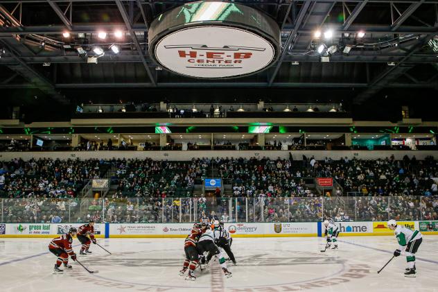 Texas Stars in action before a big home crowd