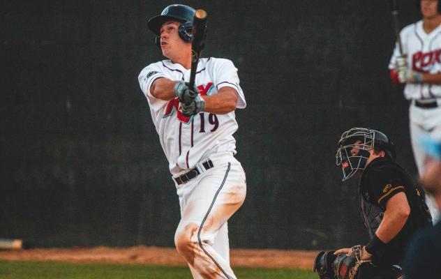 Nate Rombach with the St. Cloud Rox in 2020