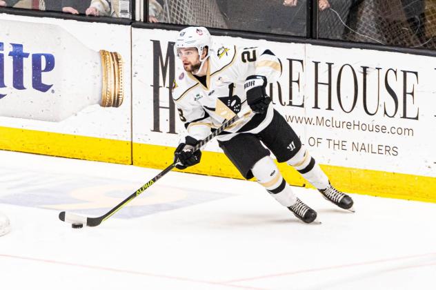 Wheeling Nailers defenseman Louie Roehl